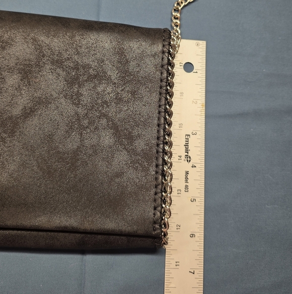 Chelsea28 Black Chain-Trim Clutch - Picture 11 of 16